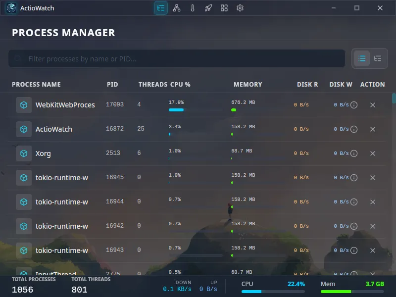 ActioWatch - Screenshot 1