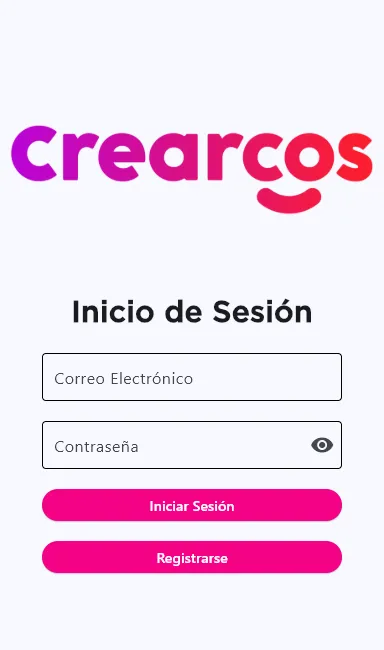 Crearcos Mobile App - Screenshot 1