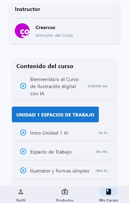 Crearcos Mobile App - Screenshot 7