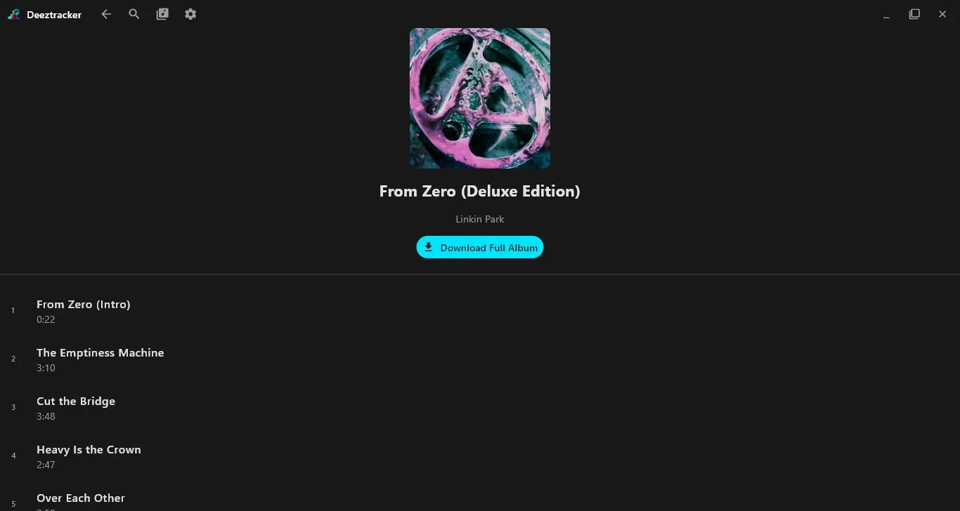 Deeztracker Desktop - Screenshot 3