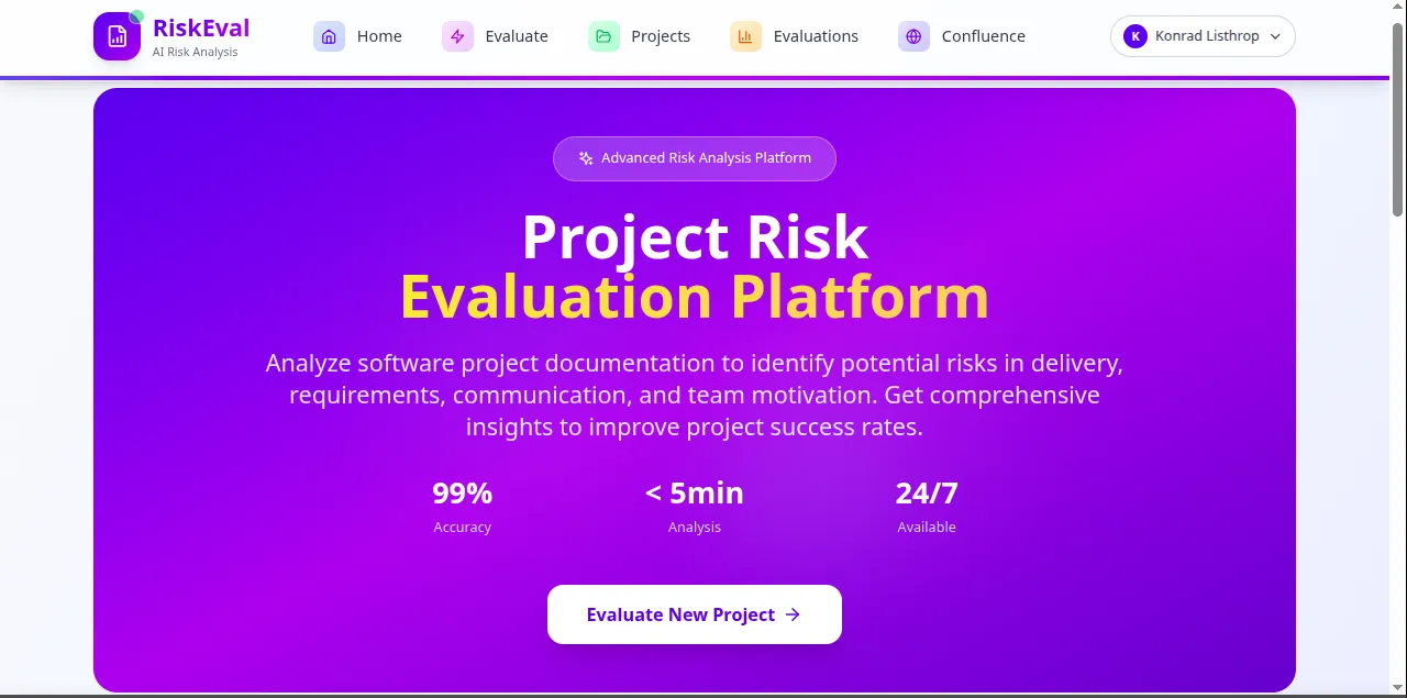 RiskEval - Screenshot 1