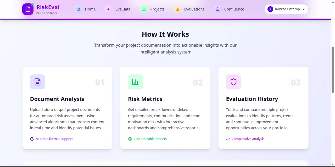 RiskEval - Screenshot 2
