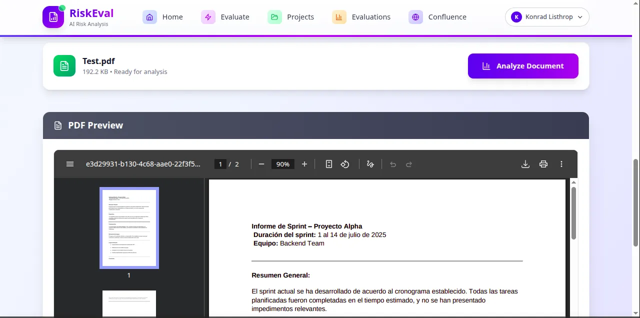 RiskEval - Screenshot 3