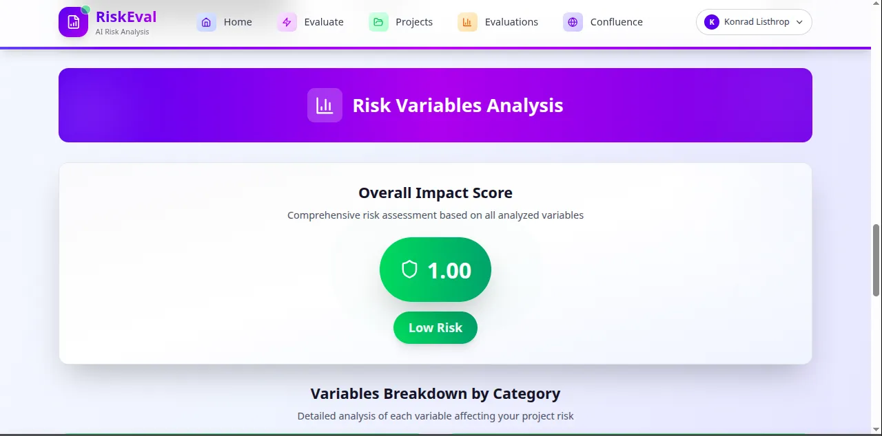 RiskEval - Screenshot 4